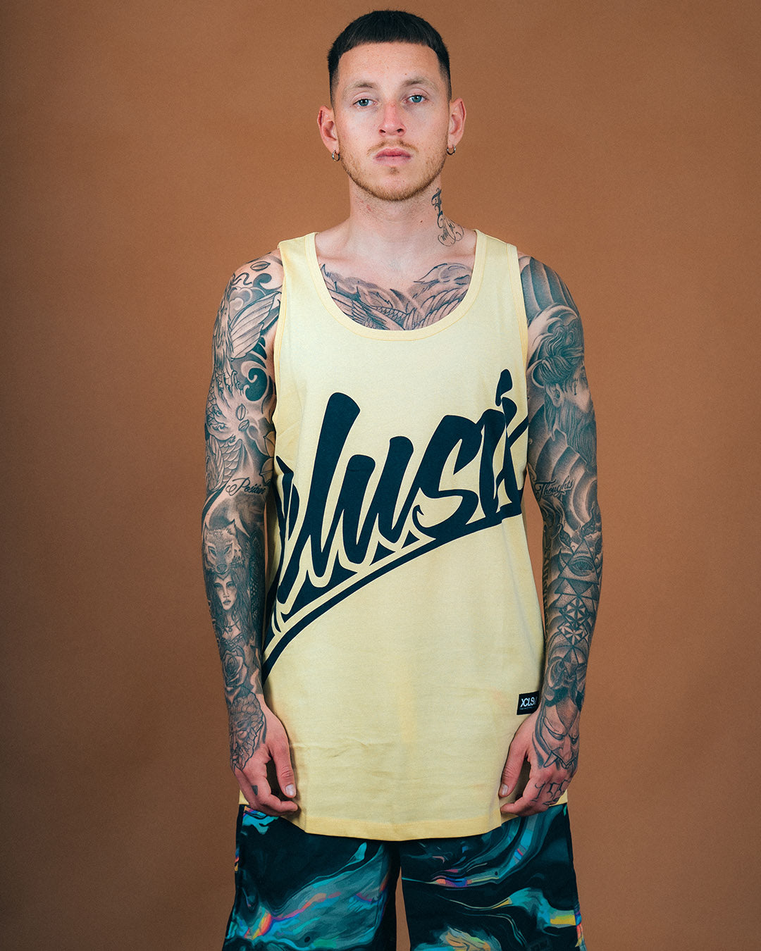 XCLUSIV SIGNATURE TANK TOP YELLOW - Xclusiv Clothing Company