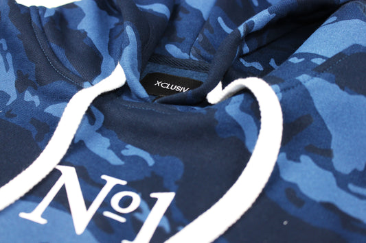 XCLUSIV BLUE TIGER CAMO SWEATSHIRT - Xclusiv Clothing Company