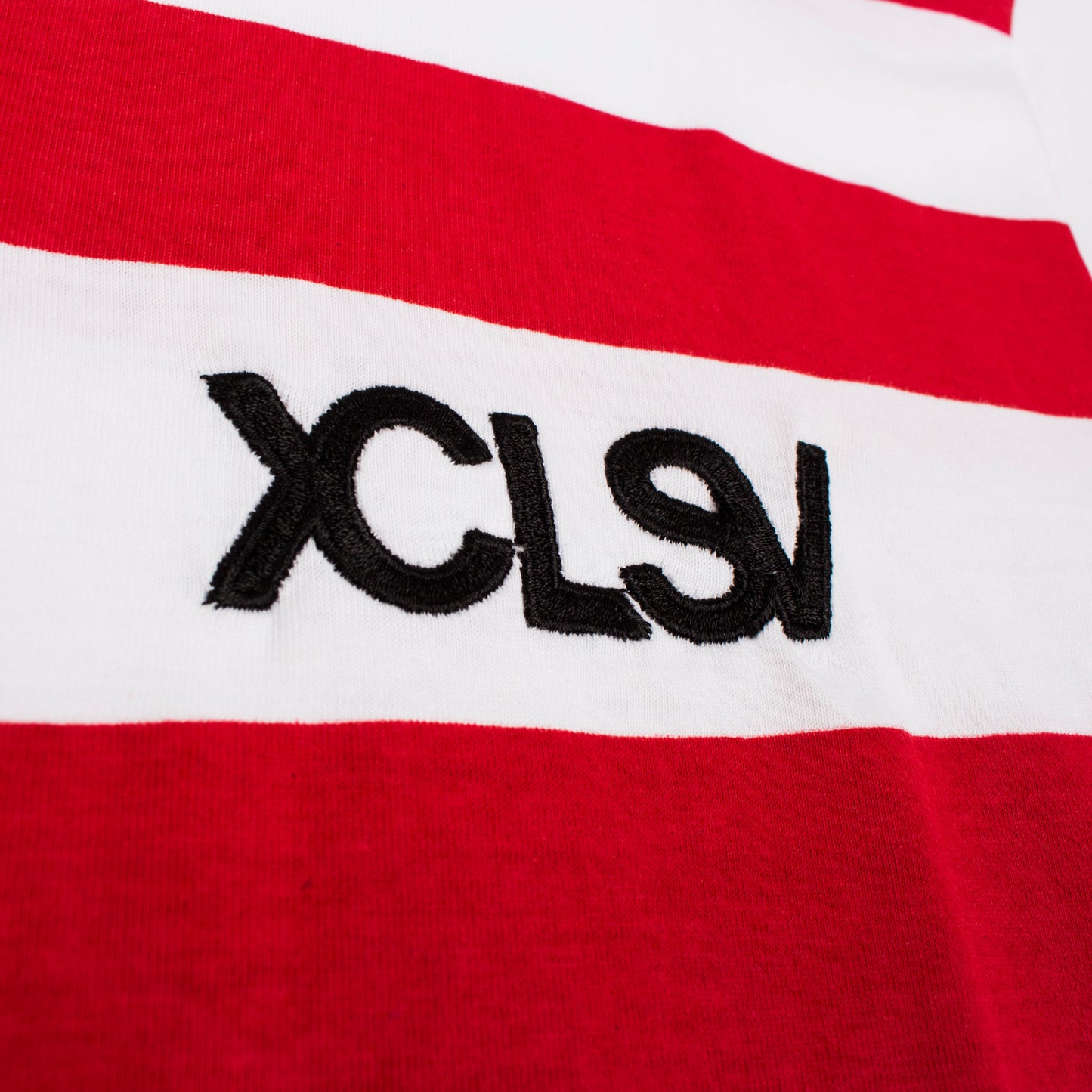 XCLUSIV STRIPED RED AND WHITE TSHIRT - Xclusiv Clothing Company