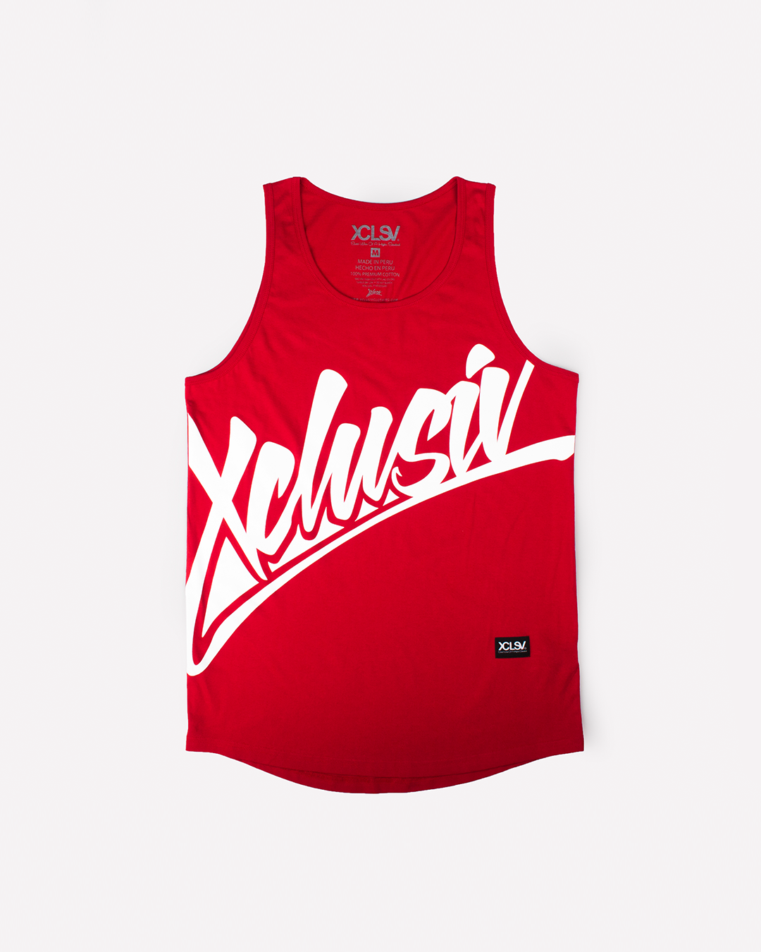 XCLUSIV SIGNATURE TANK TOP RED - Xclusiv Clothing Company