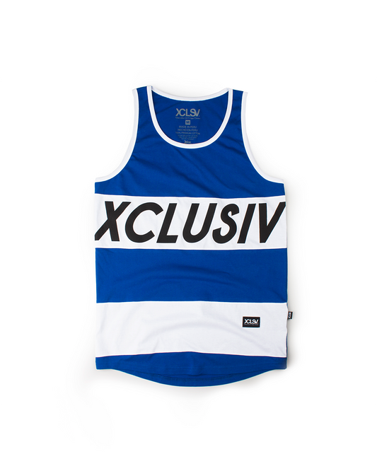 XCLUSIV BLUE S2 TANK TOP - Xclusiv Clothing Company