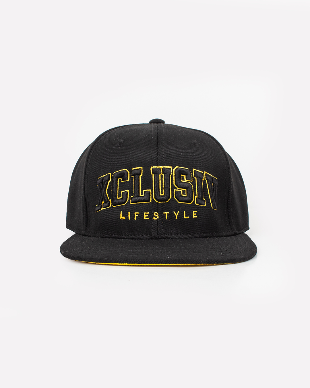 Gorra Xclusiv Black n Yellow Varsity Snapback - Xclusiv Clothing Company