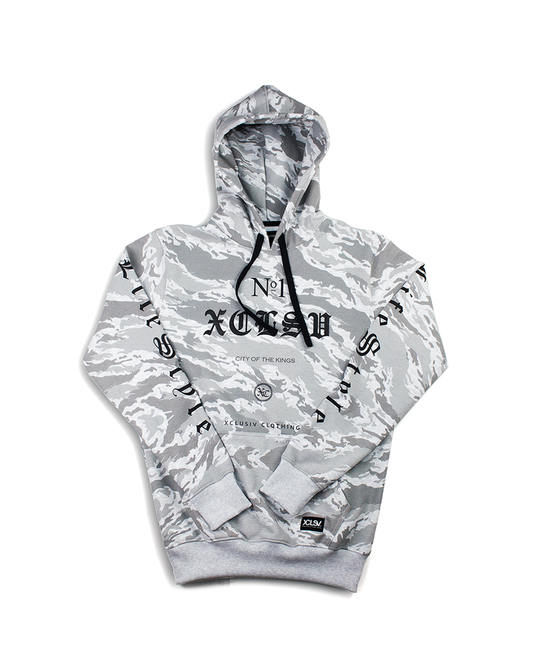 XCLUSIV GRAY TIGER CAMO SWEATSHIRT - Xclusiv Clothing Company